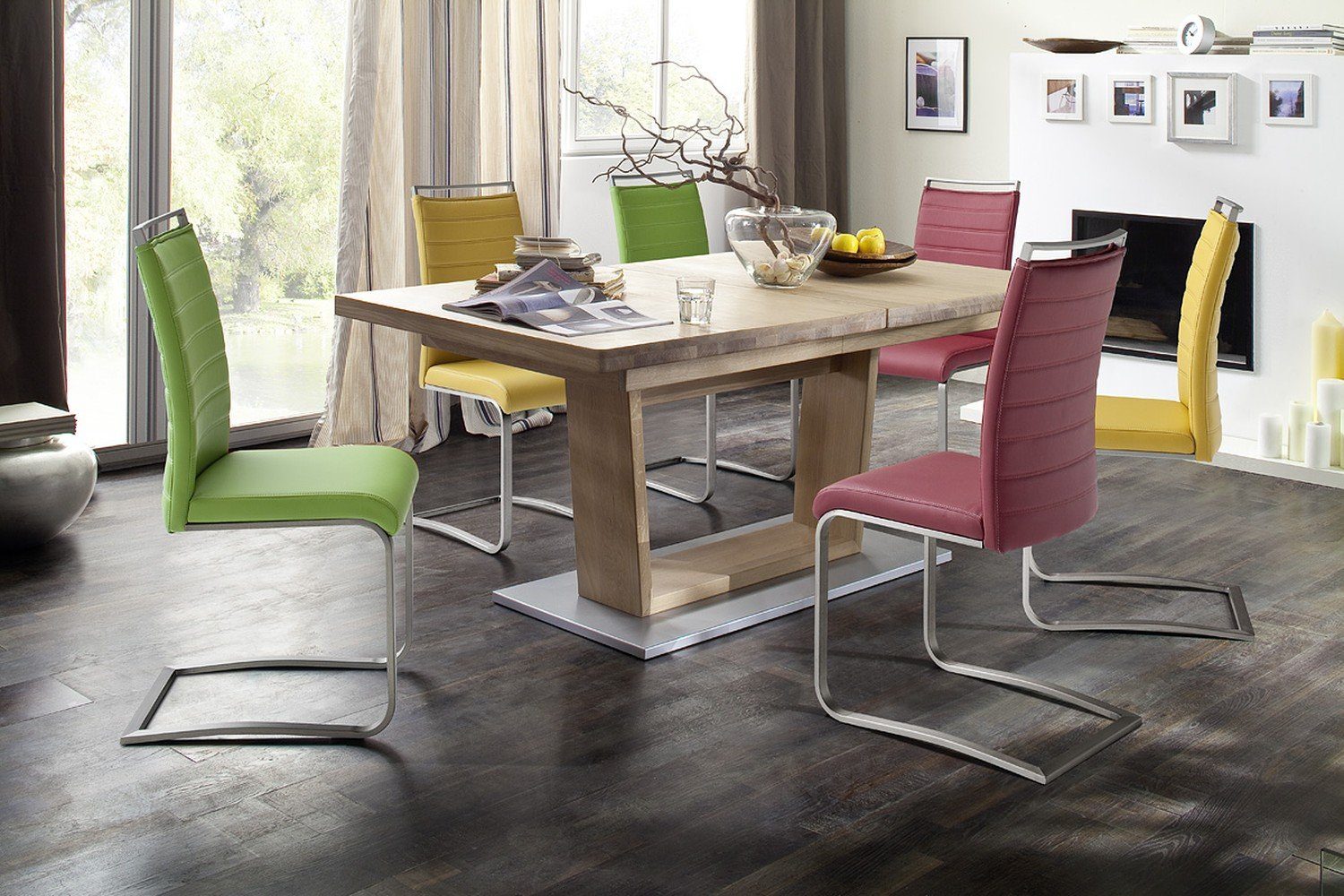 freiraum Freischwinger CIVA (2er-Set), in curry. Abmessungen (BxHxT) 42x100x52 cm