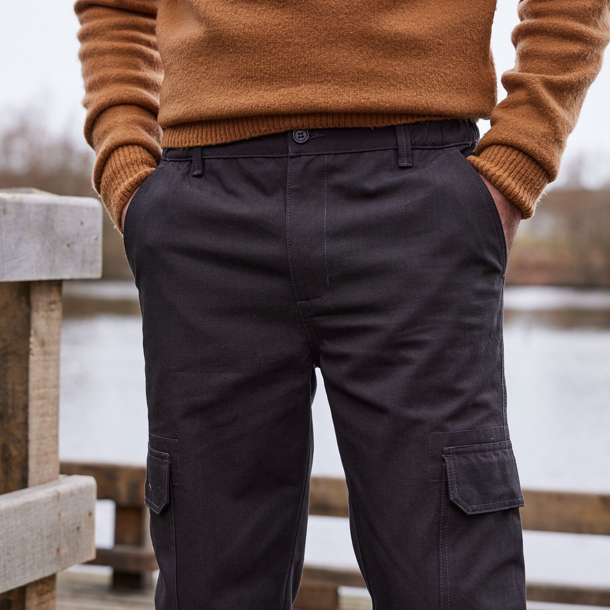 Pantalon battle bas de jambes élastiqués