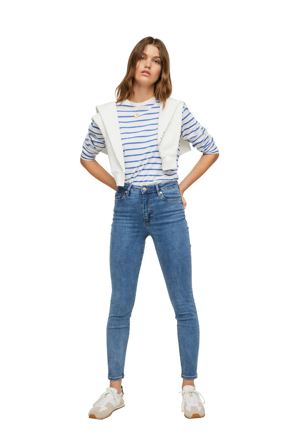 MANGO  Blaue Damenjeans 27050828
