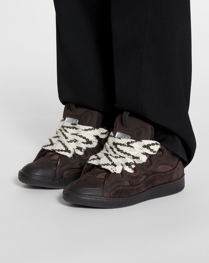 SNEAKERS CURB EN CUIR