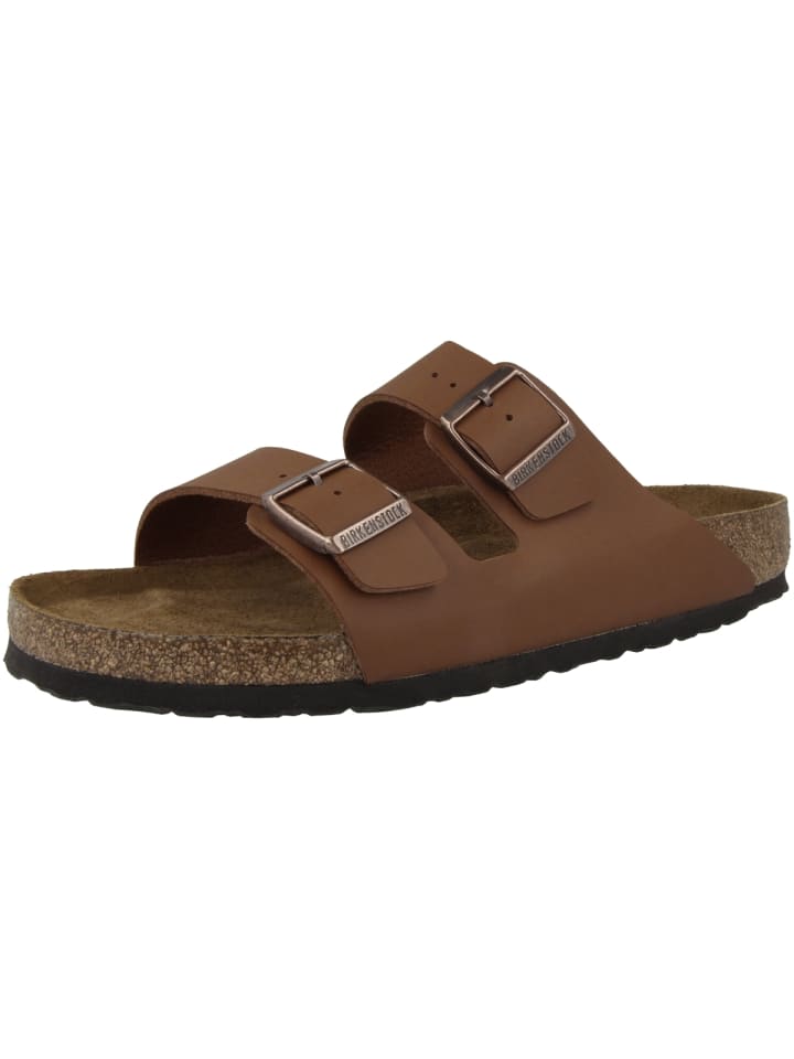 Birkenstock Sandale Arizona SFB Birko-Flor Weichbettung normal in braun günstig kaufen