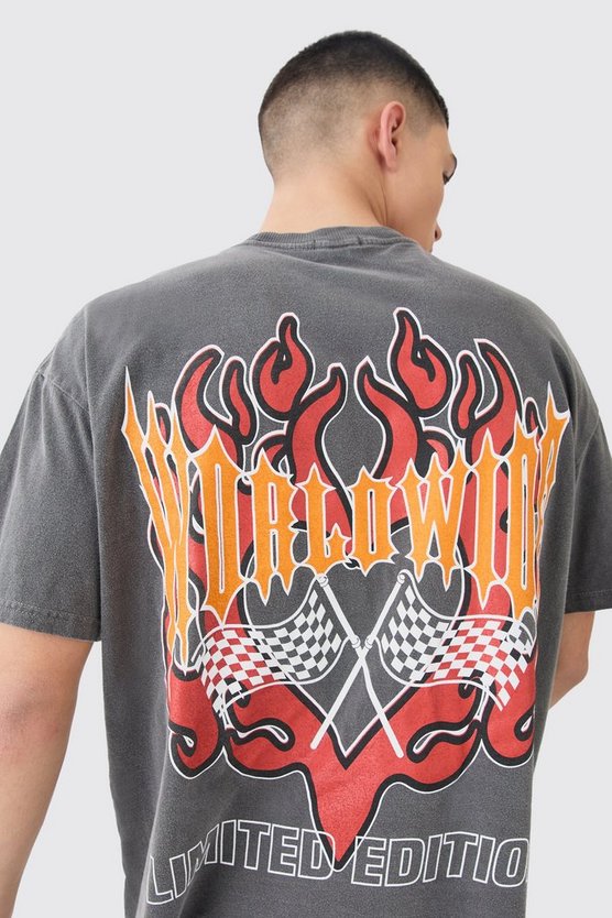 Heavyweight Overdye Worlwide T-shirt
