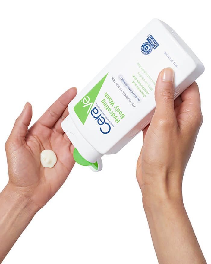 Gel douche hydratant moussant pour peaux normales à sèches