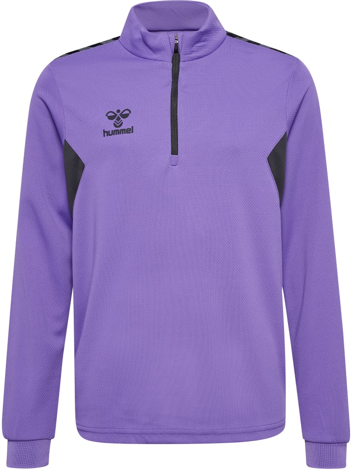 Hummel Hummel Halbreißverschluss Sweatshirt Hmlauthentic Kinder in DAHLIA PURPLE/ASPHALT günstig kaufen