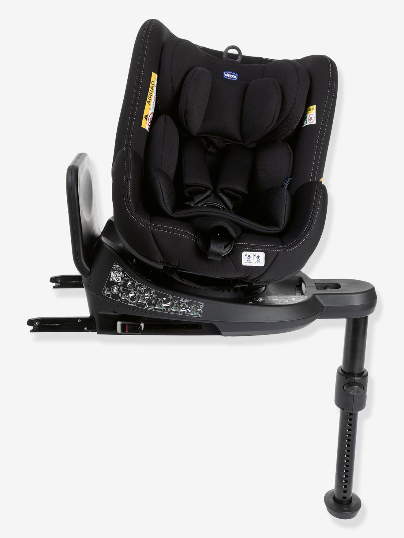 Chicco Kindersitz SEAT2FIT I-SIZE Gr. 0+/1 CHICCO, 45-105 cm, drehbar - grau