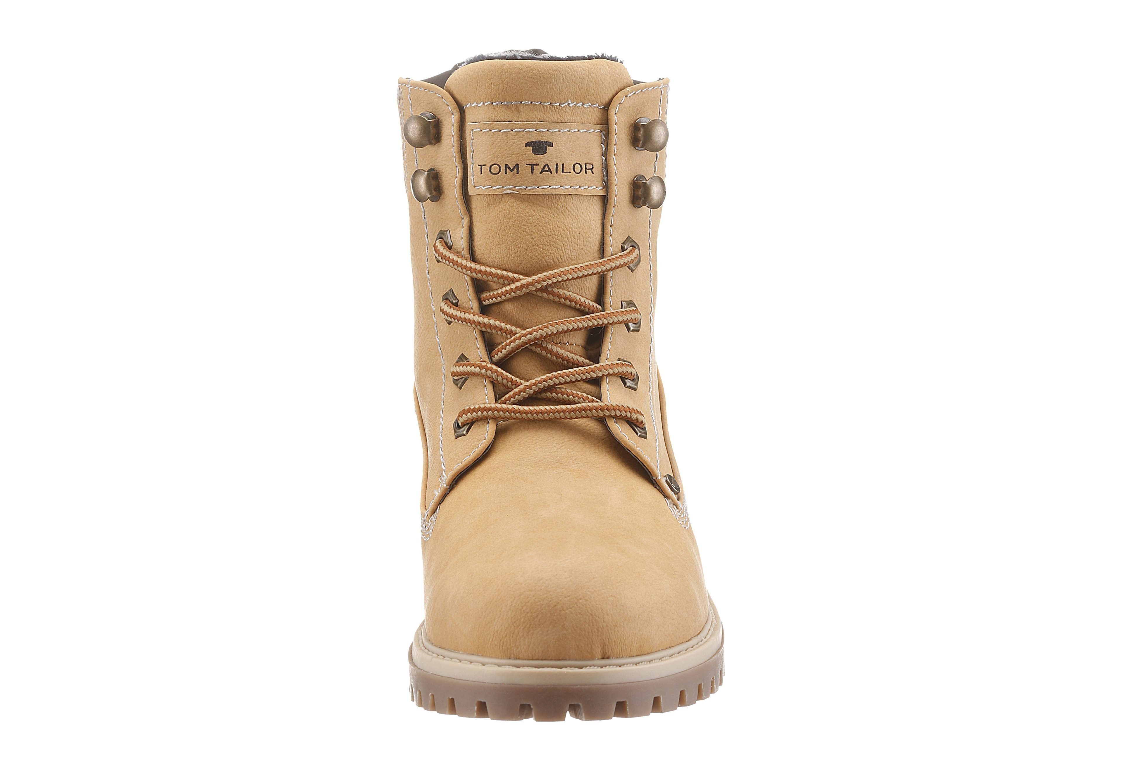 TOM TAILOR Schnürboots mit profilierter Laufsohle
