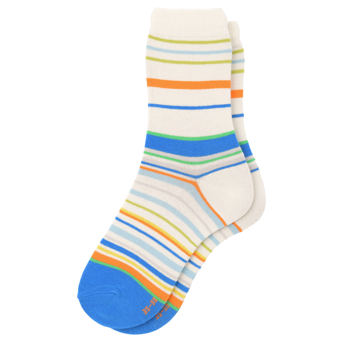 1 Paar Damen Socken geringelt