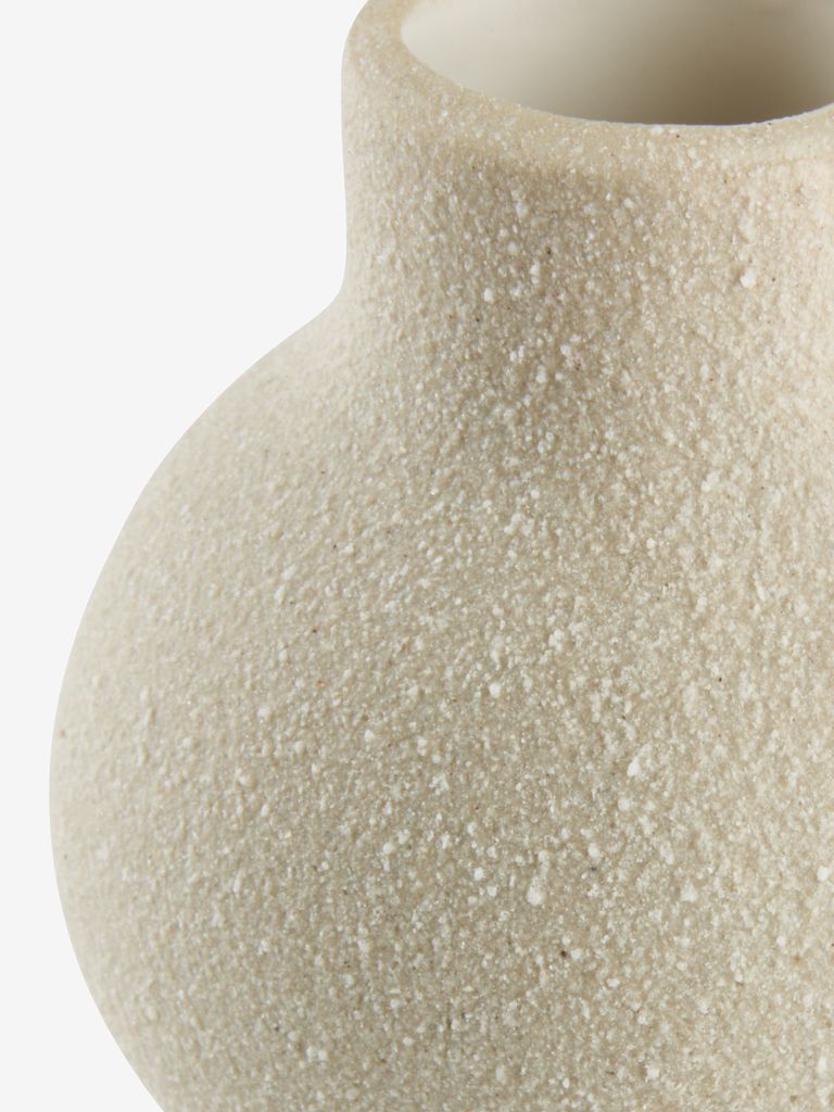 REGNVALD Vase REGNVALD Ø8xB16cm weiß