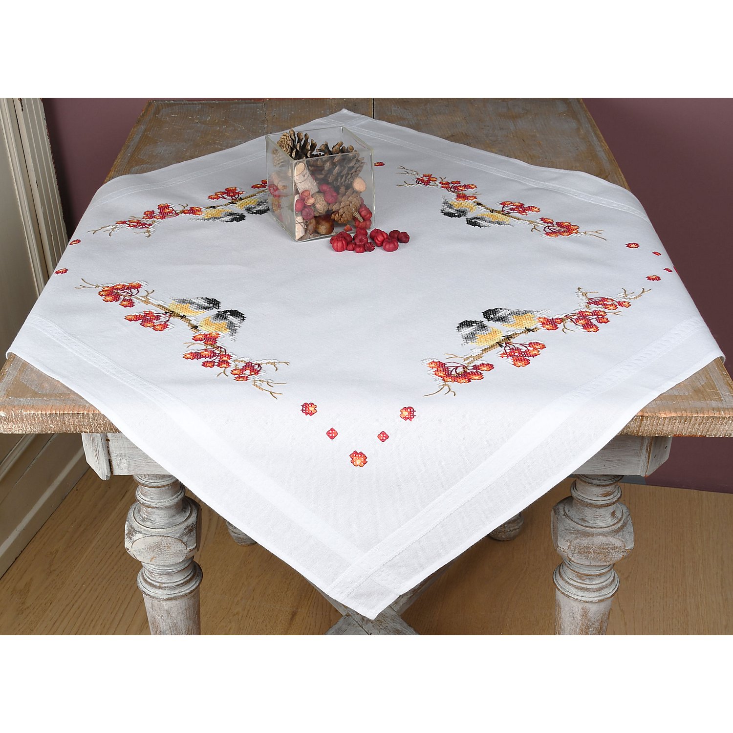 Stickmitteldecke 