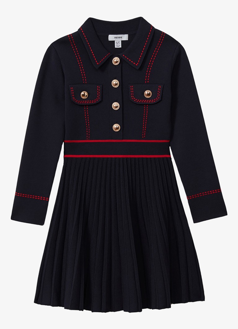 Blusa Reiss Sapna em malha fina com bolso no peito.
