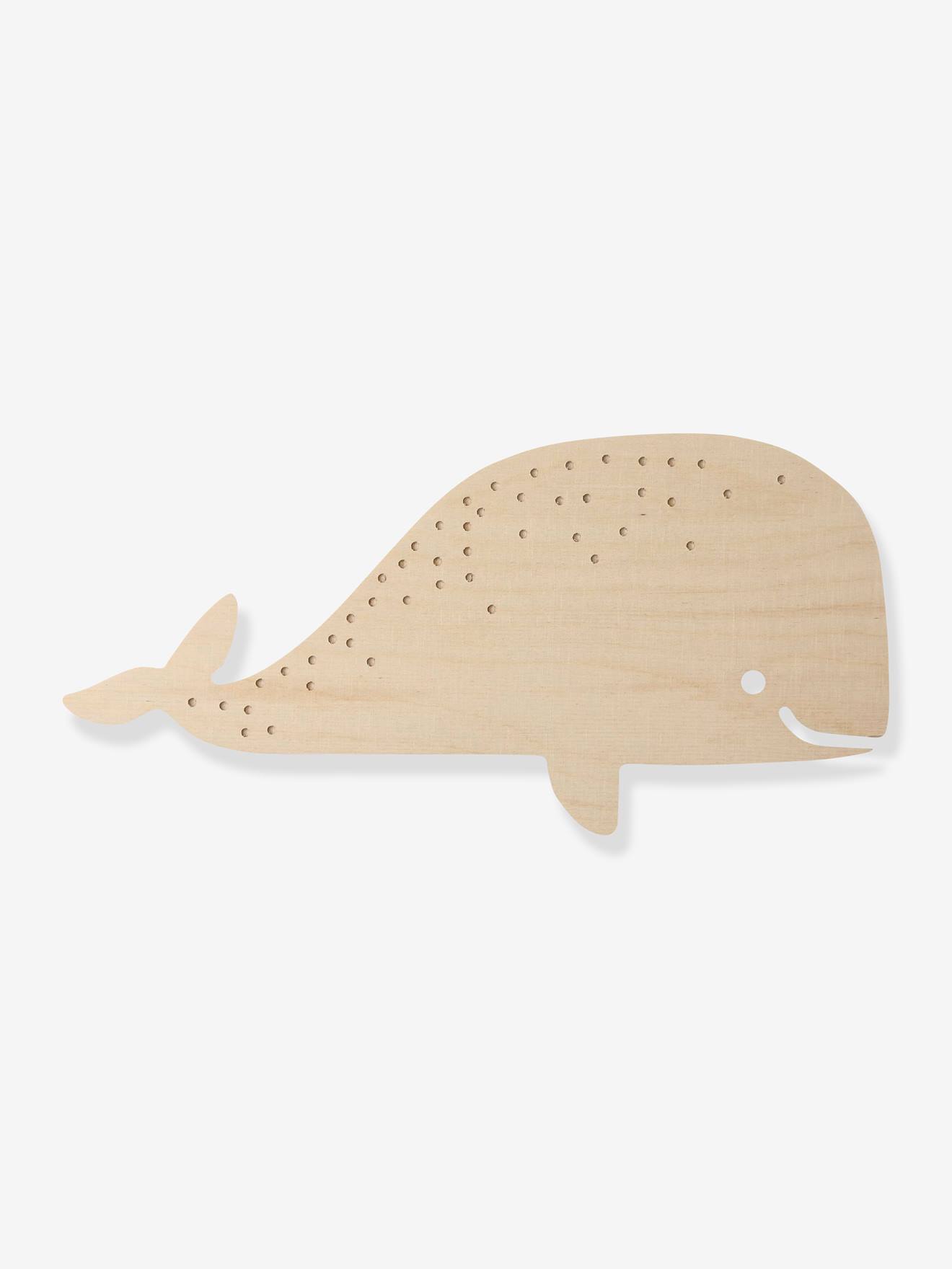 Décoration murale Baleine bois LES PETITES HIRONDELLES bois