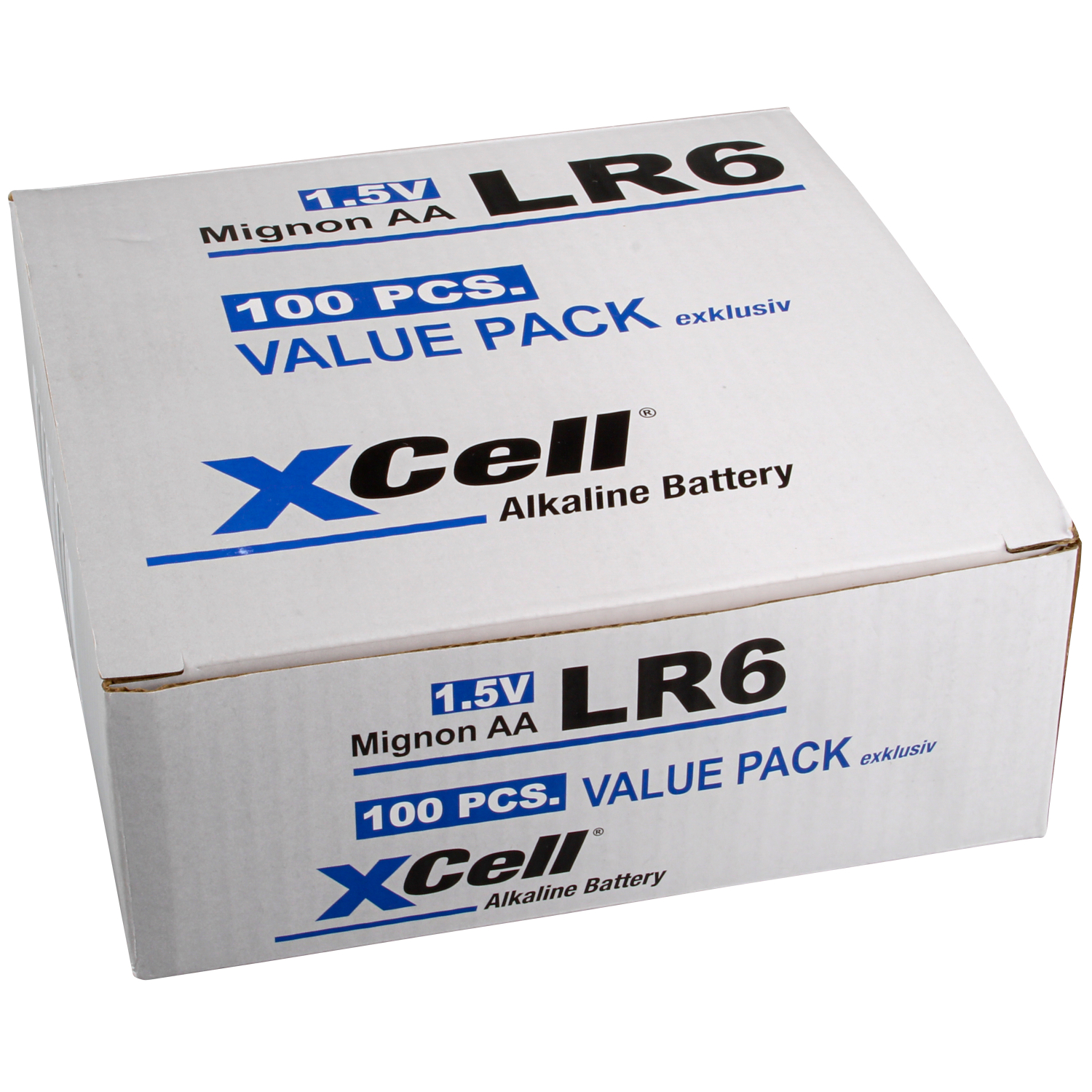 XCell Batterie LR6 Mignon AA-Alkaline 1,5 V (100er Box)