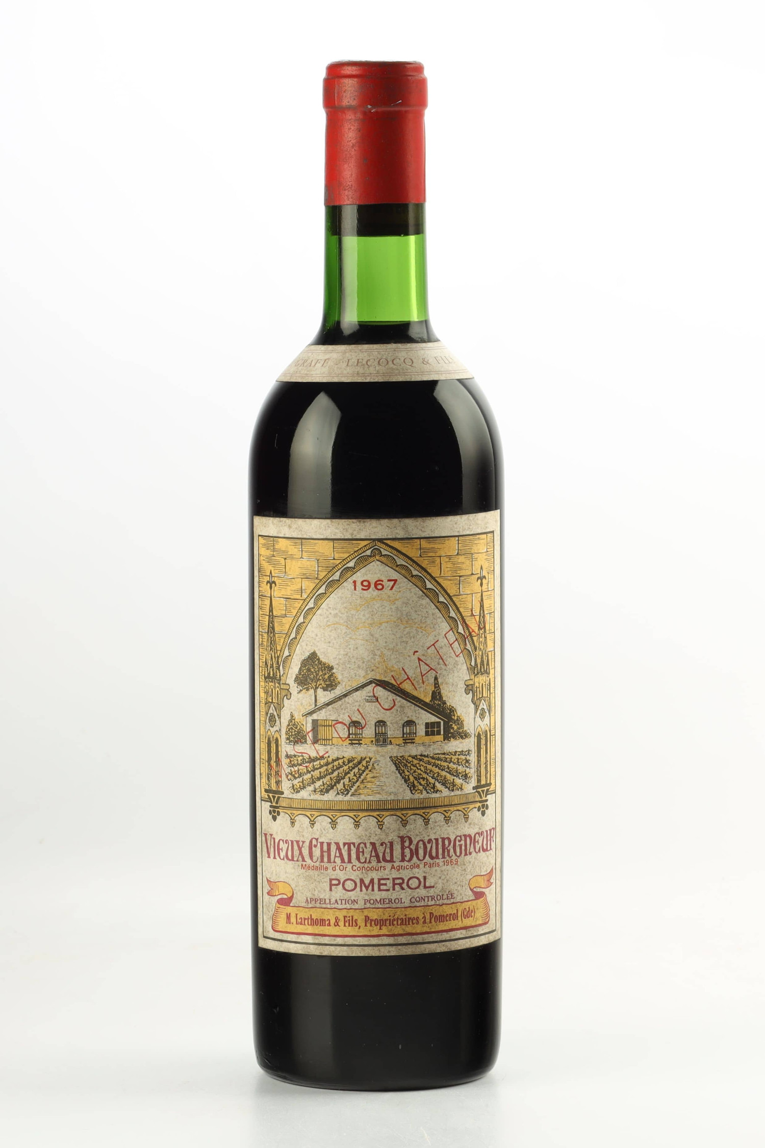 Vieux Chateau Bourgneuf 1967