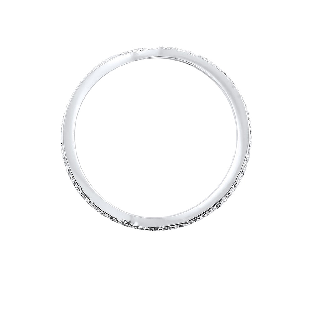 Elli Elli Bague 925 Sterling Silber Zirkonia Wickelring Bague