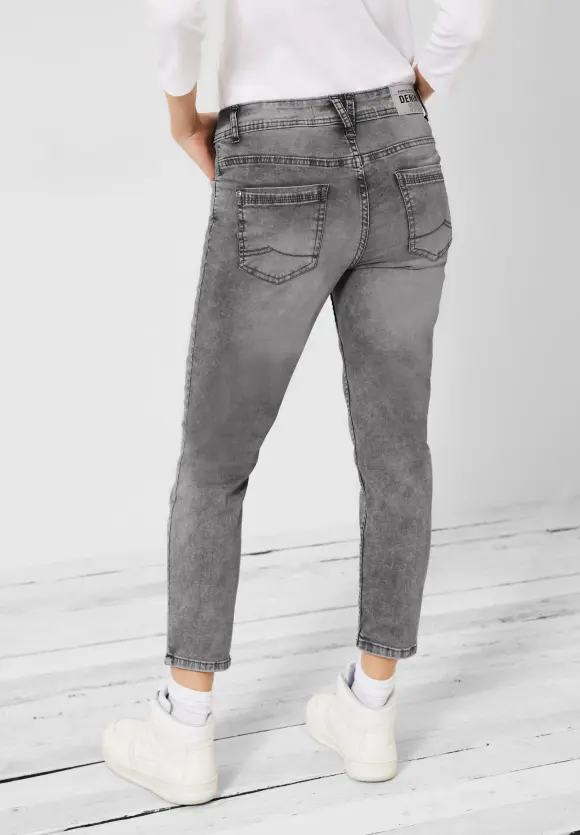 CECIL Graue Loose Fit Jeans