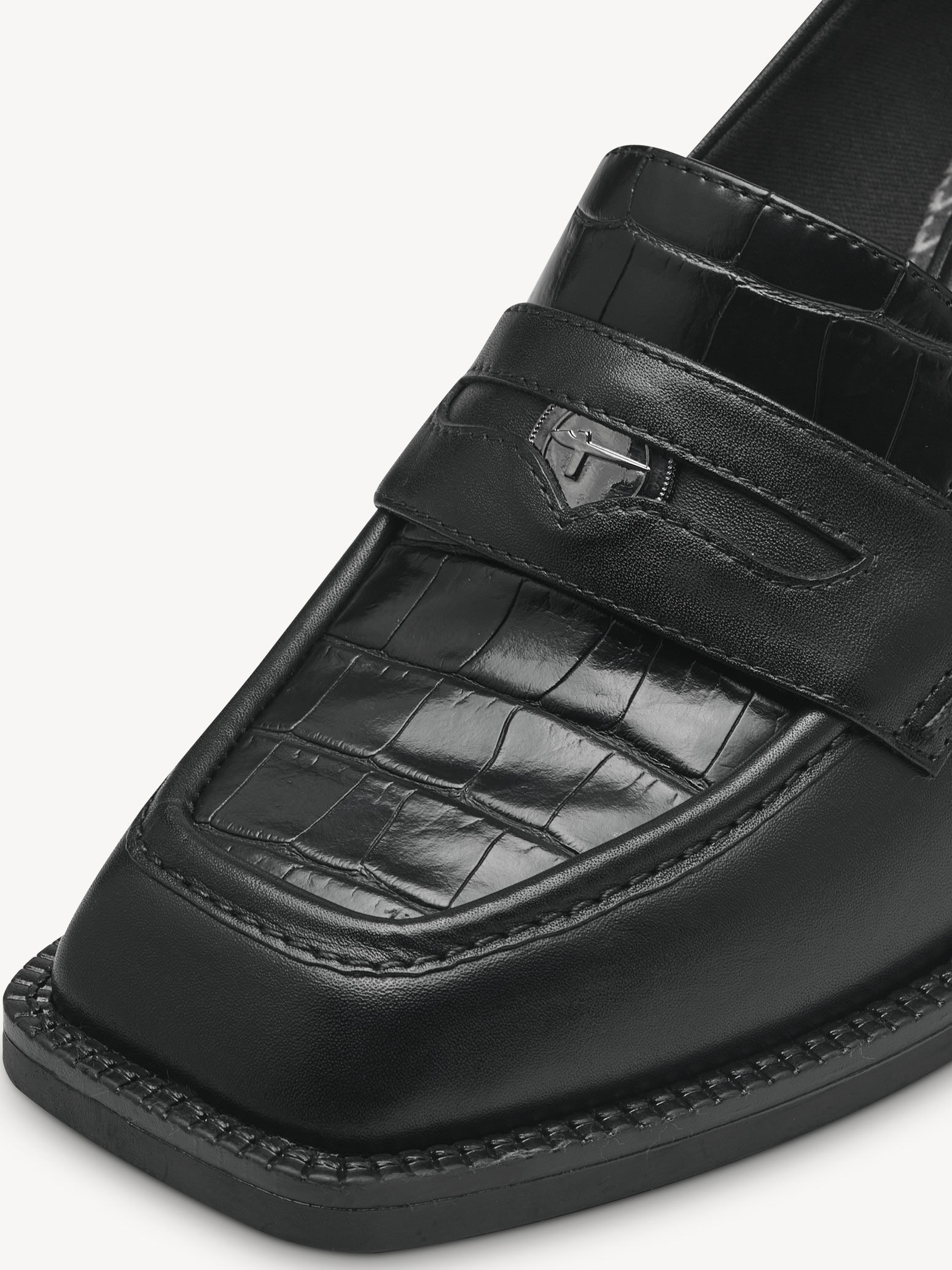 Trotteur en cuir - noir