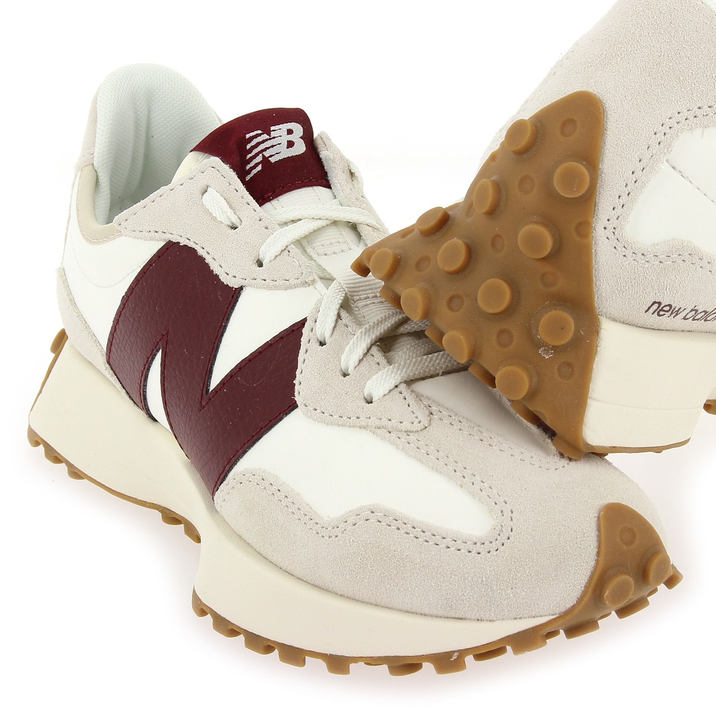 New Balance  WS327K - Craie Bordeaux