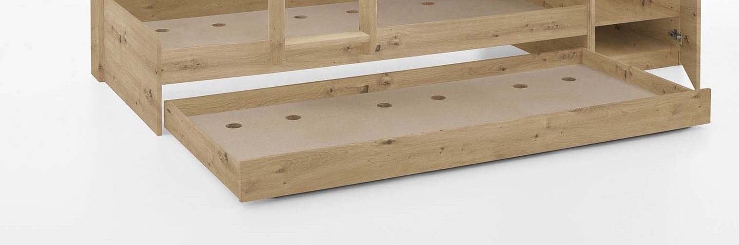 Relita Bettschubkasten Sina, leichte Rollenführung