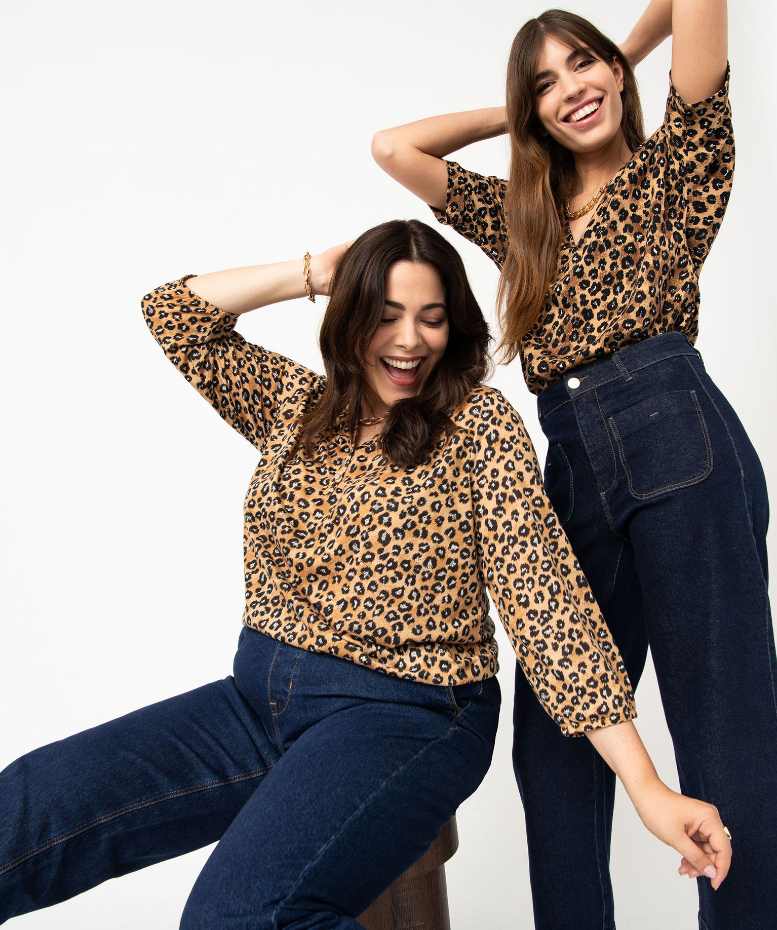 Tee-shirt femme grande taille à manches 3/4 imprimé imprime | GEMO