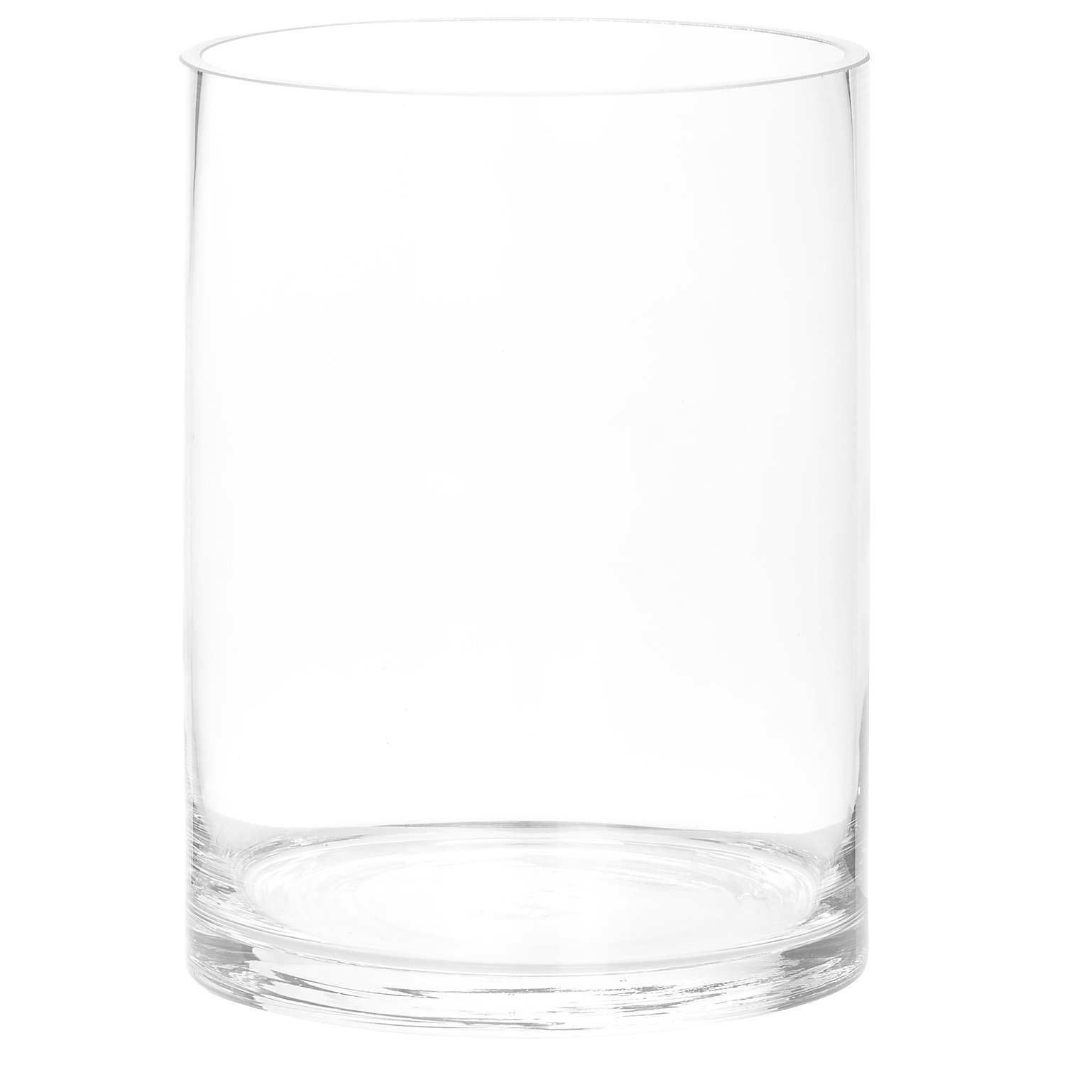 Glasvase, rund, 20 cm, 14,5 cm Ø