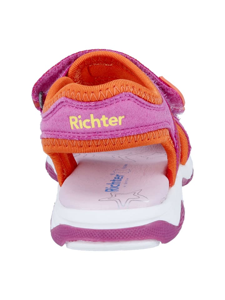 Richter Shoes Sandalen in Rot/ Bunt günstig kaufen