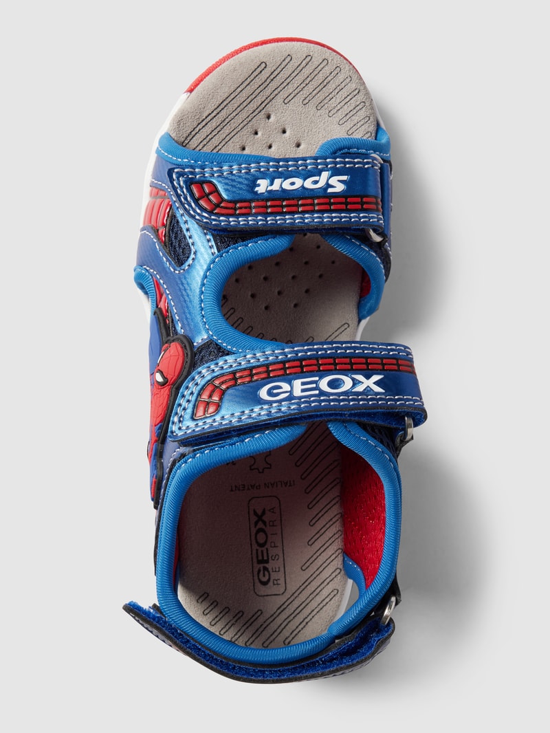 Sandalen mit Motiv-Detail Modell 'ANDROID' in marineblau