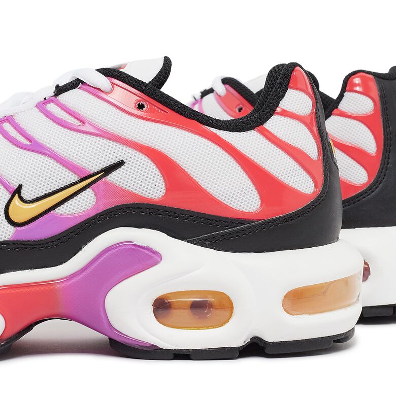 NIKE Wmns Air Max Plus white/citron pulse-black-red