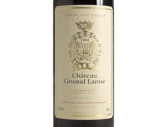 Château Gruaud-Larose Rouge 1994, Second Cru Classé En 1855 Bordeaux Saint-Julien