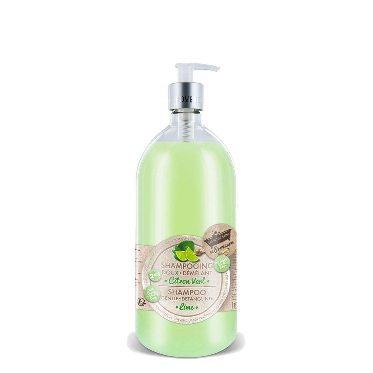 Les Petits Bains de Provence Shampooing 2 en 1 Parfum Citron Vert