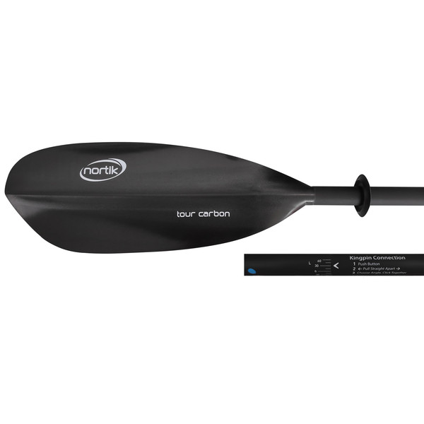 TOUR CARBON 2-PIECE | 230 CM | KING-PIN - Doppelpaddel