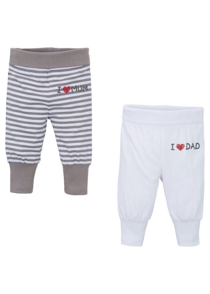 Baby Shirthose (2er-Pack) Bio-Baumwolle