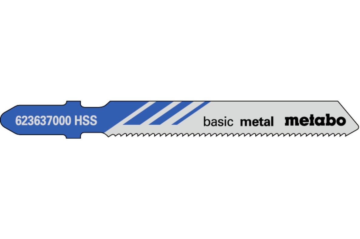 Metabo-tarvikkeet 623965000 Pistosahan terät (3 kpl) 5 1/1,2 mm HSS