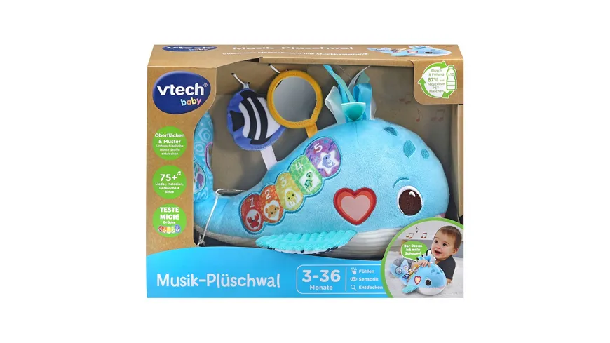 VTech - Baby - Musik-Plüschwal