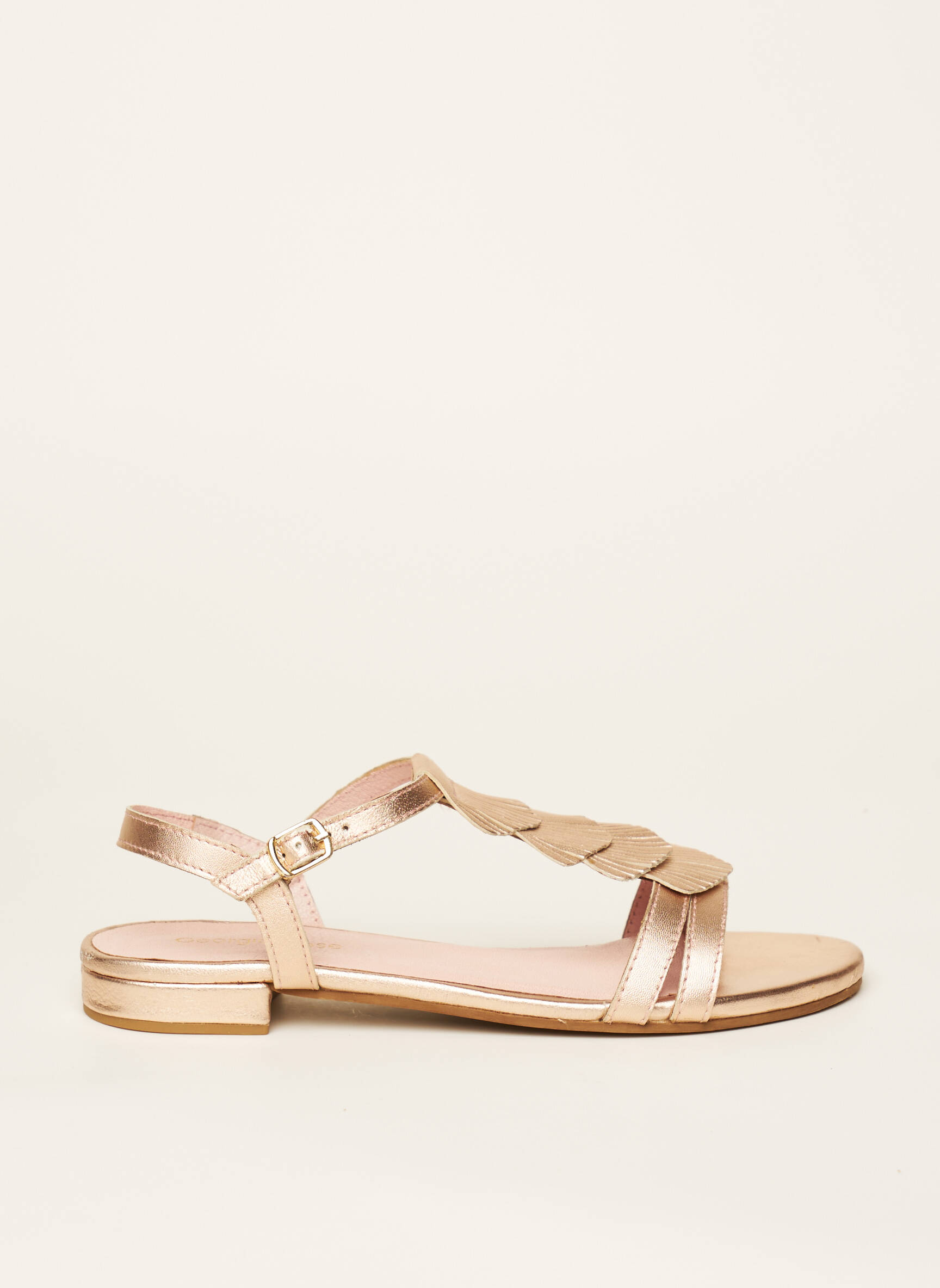 Georgia Rose Sandales Nu Pieds Femme couleur jaune