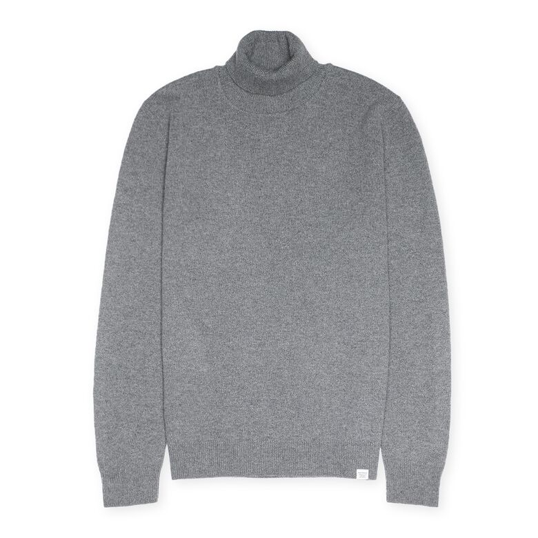 Norse Projects Kirk Lambswool grey melange