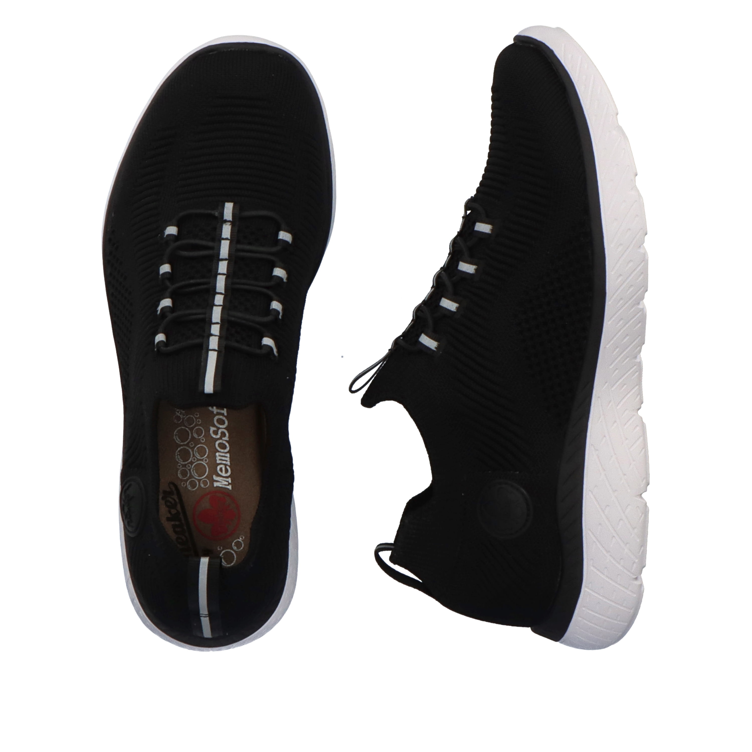 Rieker Damen Slipper nachtschwarz