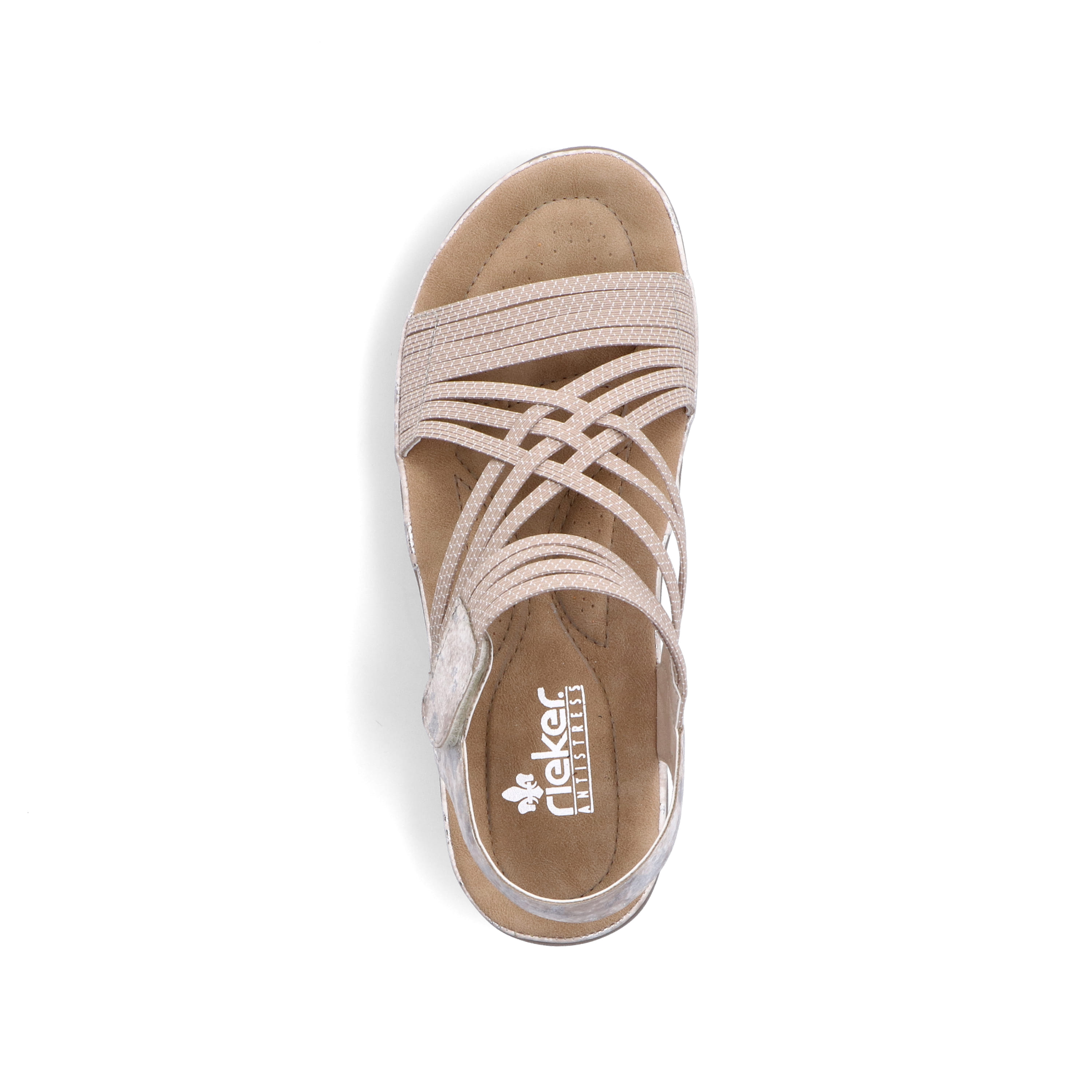 Rieker Damen Riemchensandalen cremebeige