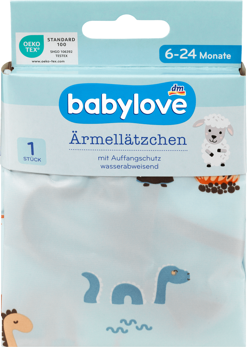 Ärmellätzchen blau, 1 St