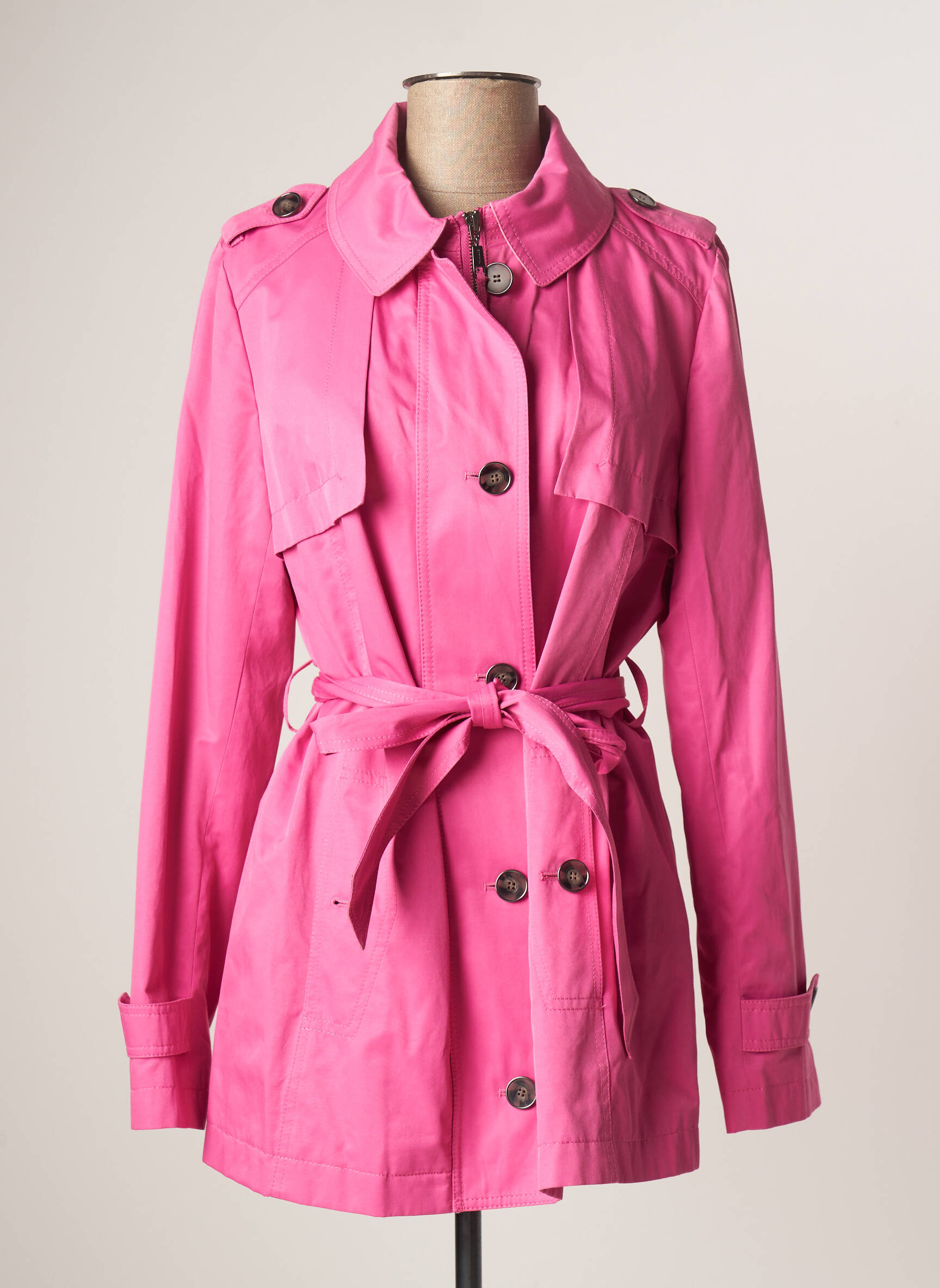 Comma  Trenchs Femme couleur rose