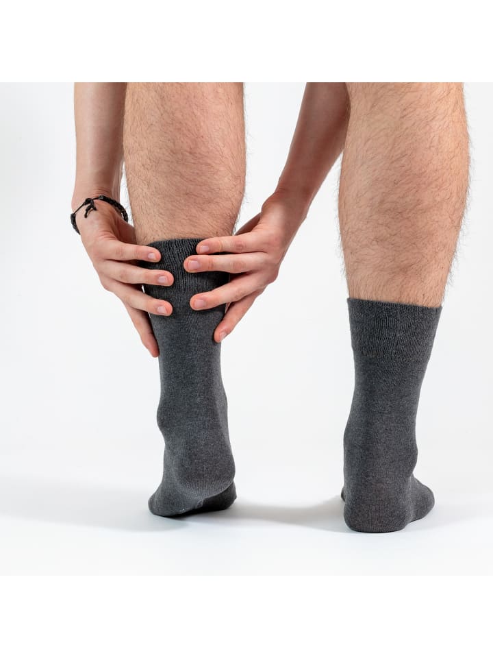 Occulto 6er Pack Diabetikersocken ohne Naht ohne Gummibund Oliver in Grau-Mix günstig kaufen