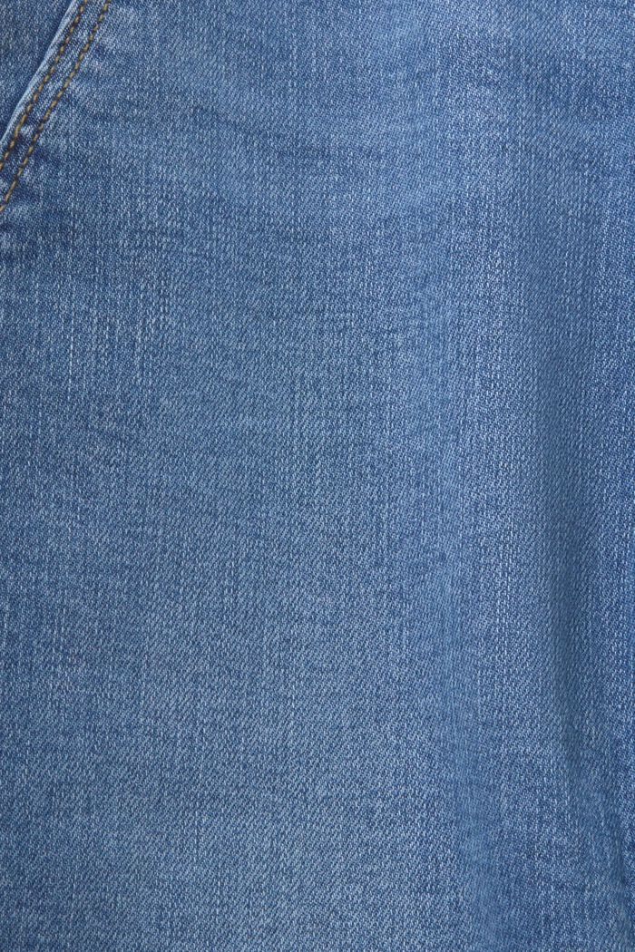 Skinny-Jeans mit mittelhohem Bund und Ziptaschen