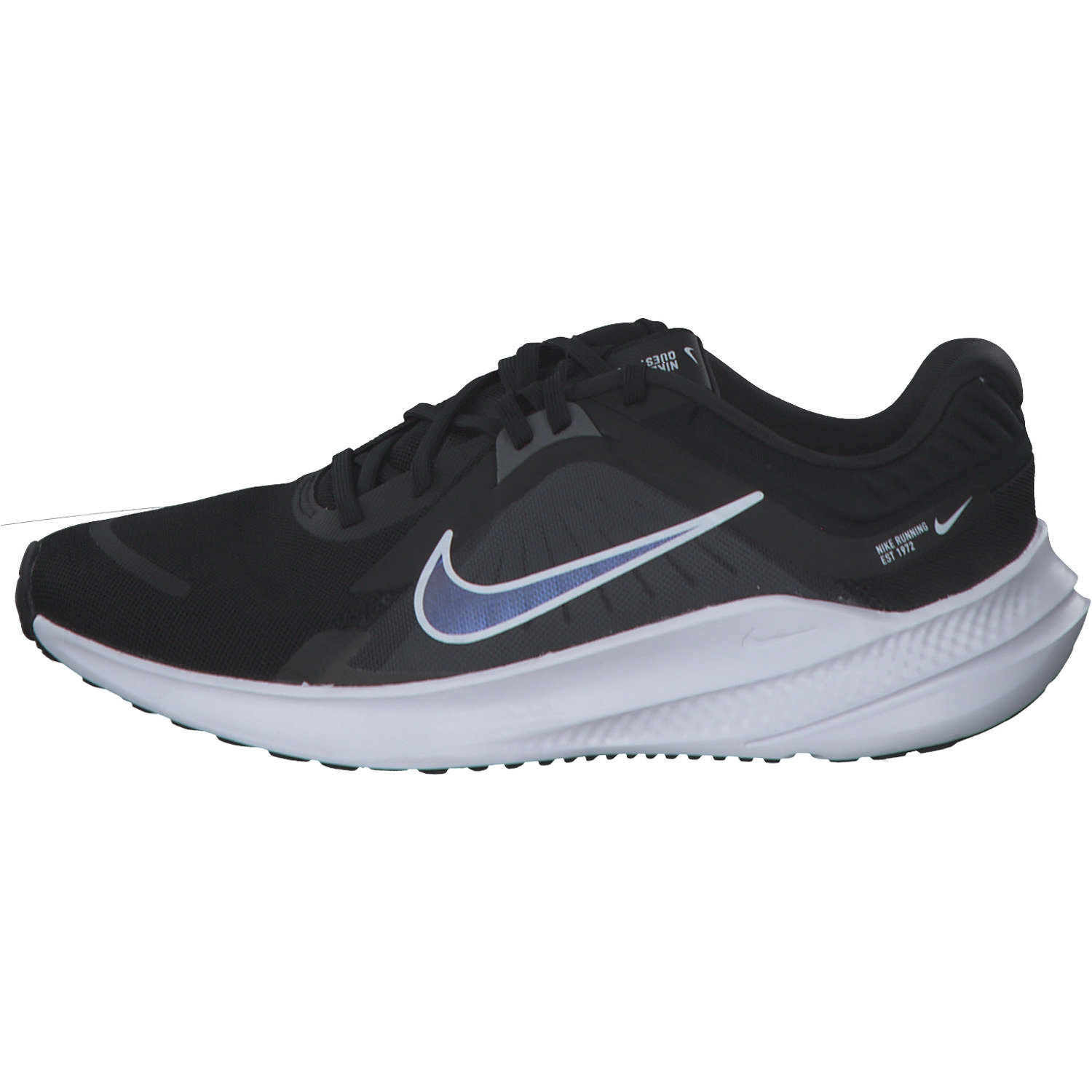 Nike Quest 5 DD9291, Schnürschuhe, Damen, black/white iron grey/sk smoke