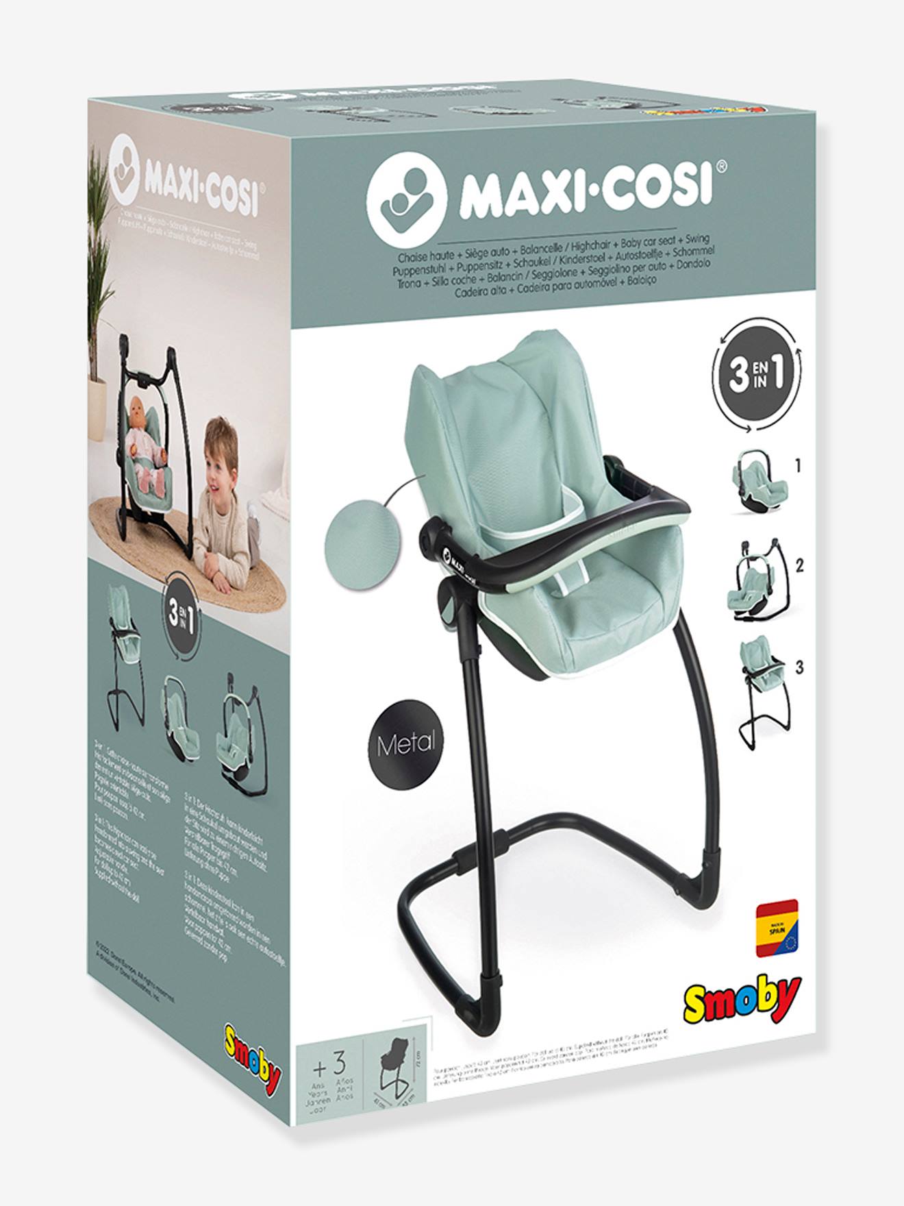 Maxi Cosi et chaise haute 3 en 1