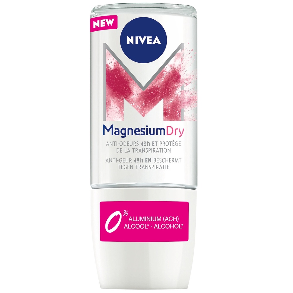 nivea MAGNESIUM DRY - Bille anti-odeurs0% alcool et aluminium Déodorant femme
