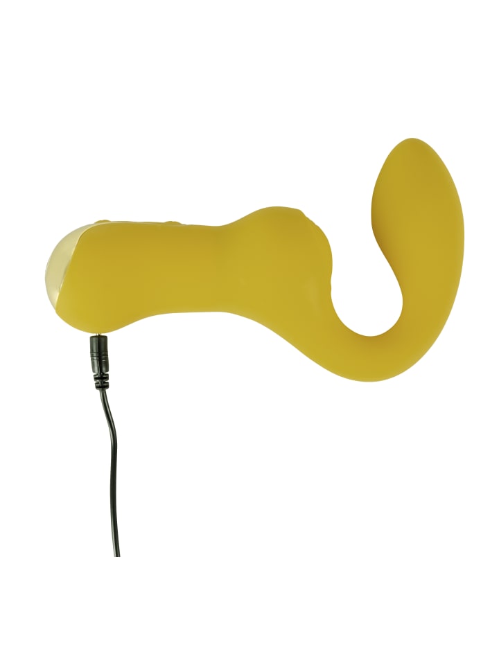 Your new favorite Vibrator Double Vibrator in gelb günstig kaufen 18,5 cm