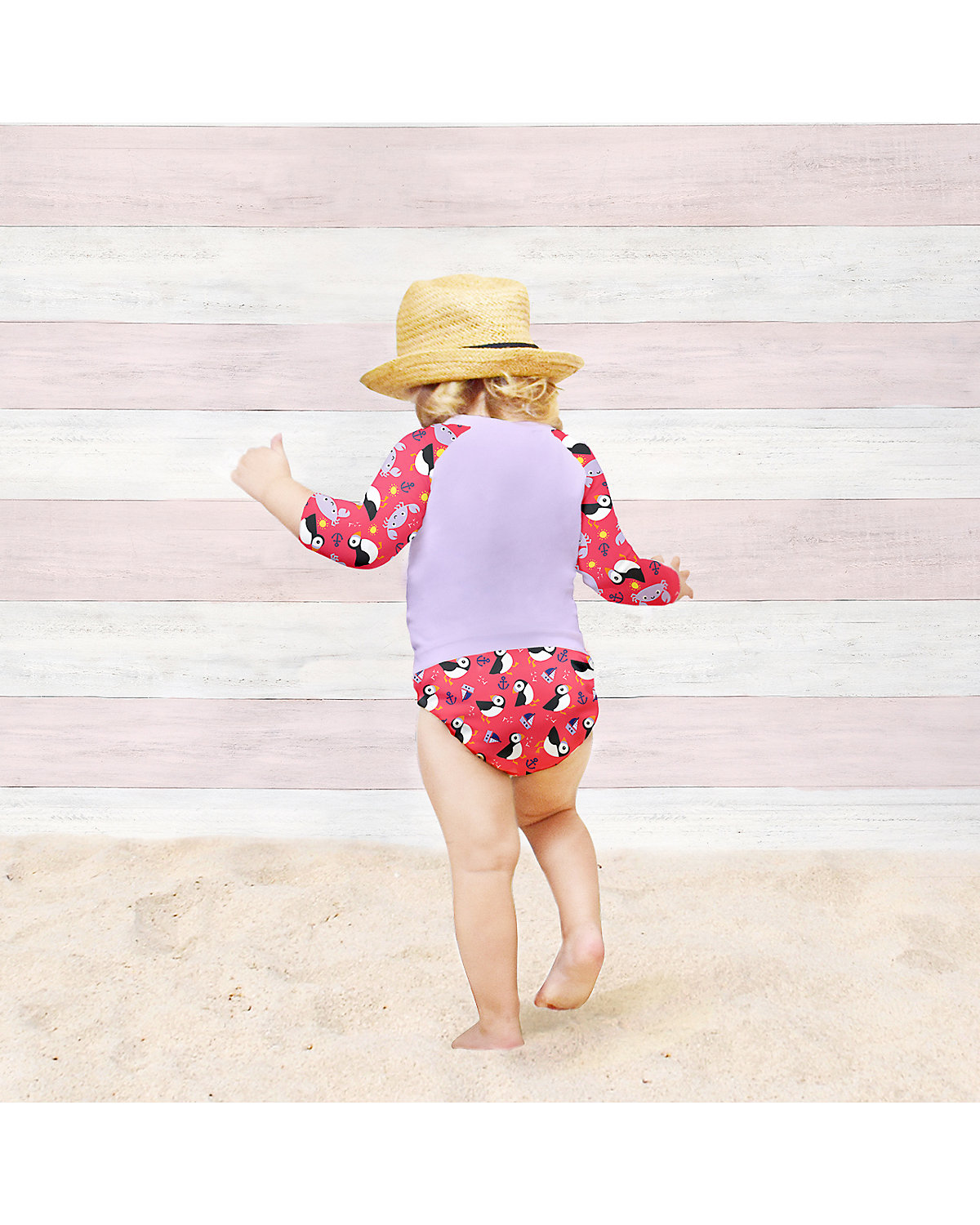 Bambino Mio, Schwimmshirt, rot, L (1-2 Jahre)