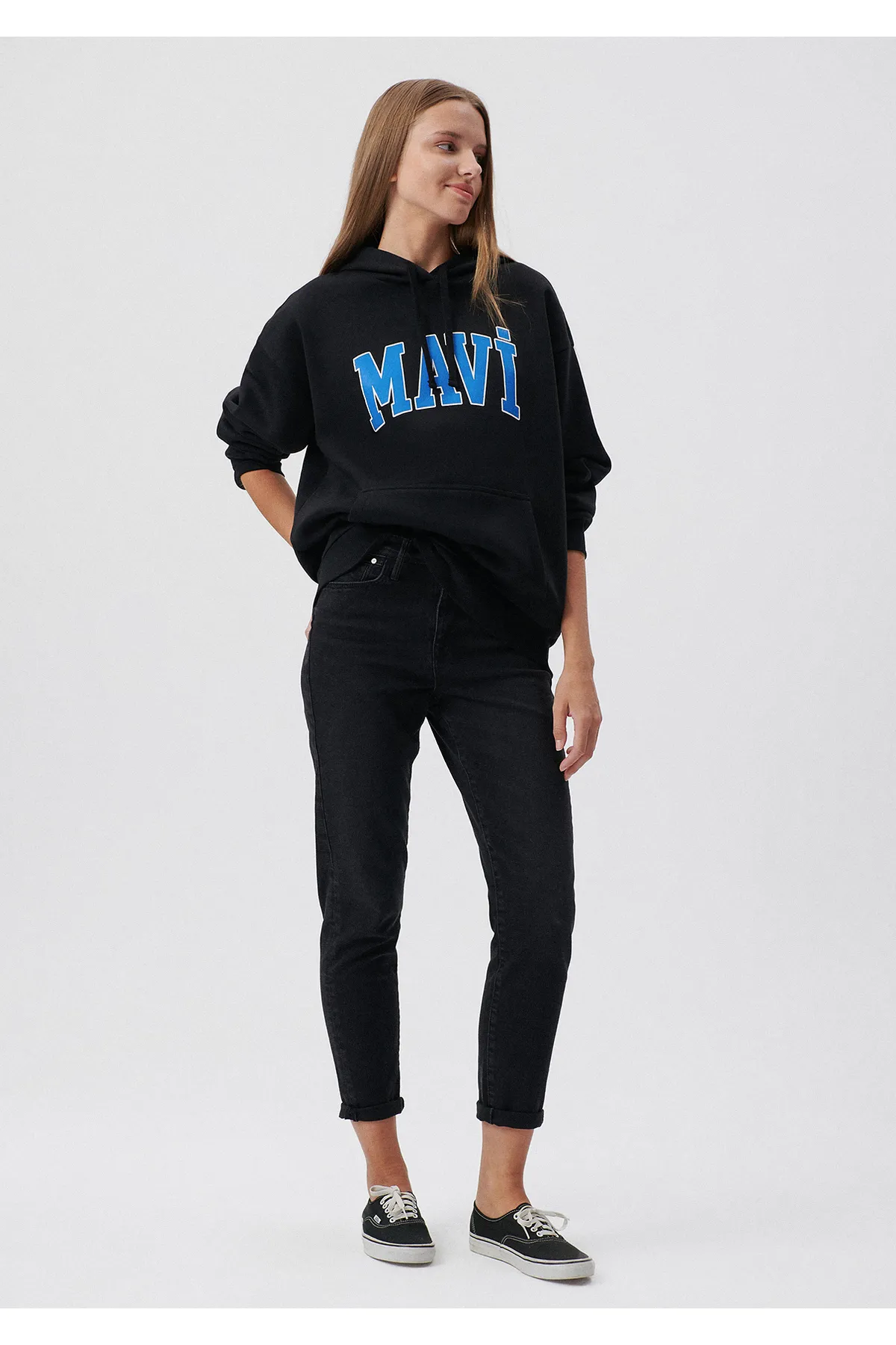 Mavi  Cindy 90er Graue Jeanshose -100277-30104