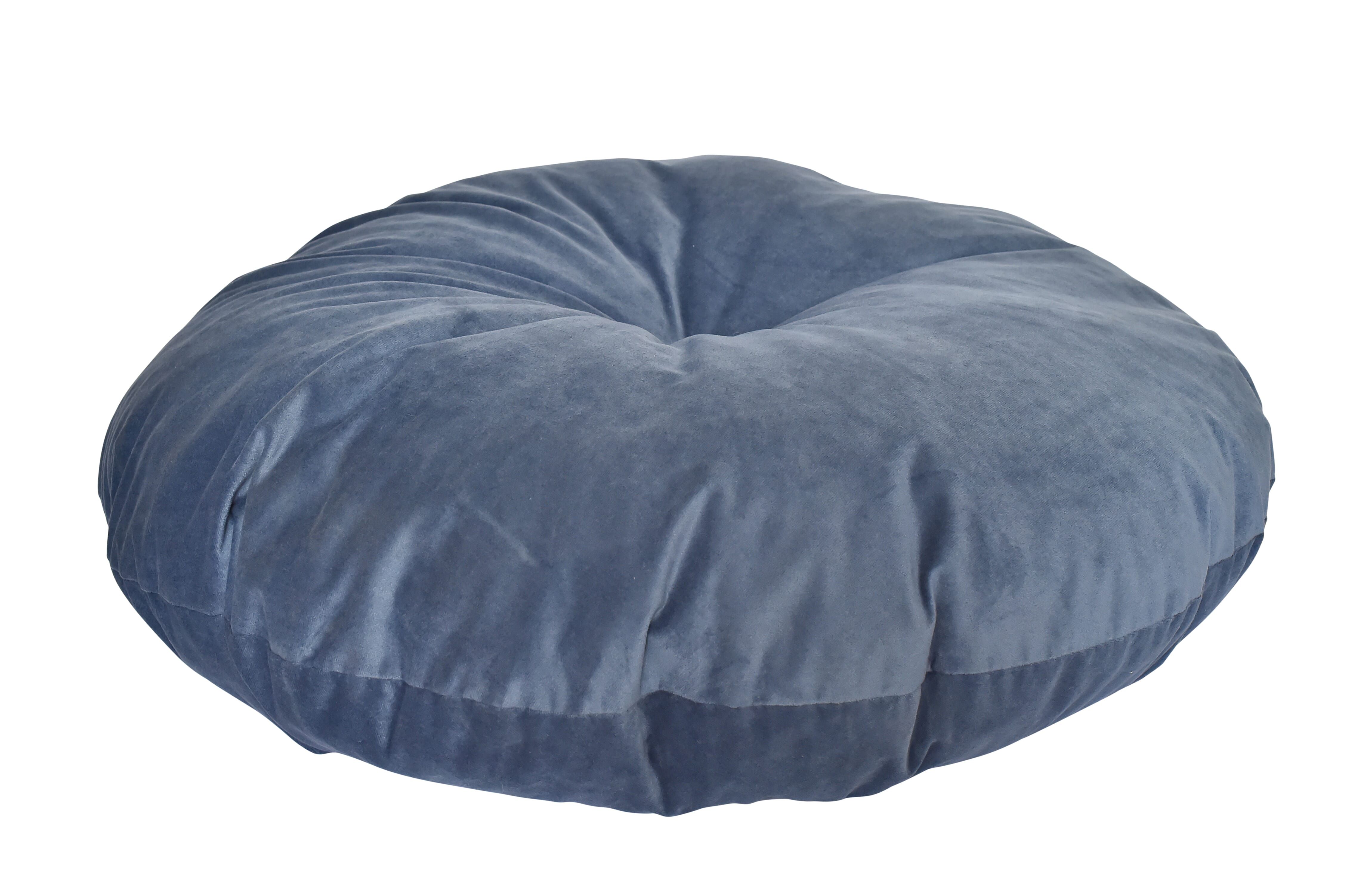 Madison Londen Dark blue ø 75 cm Blau Dekokissen