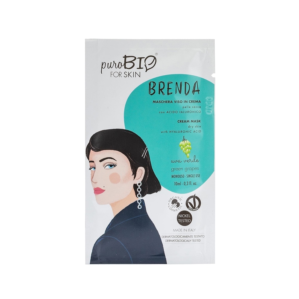 Purobio BRENDA - masque crème Peau normale, sèche ou mature - RAISIN VERT