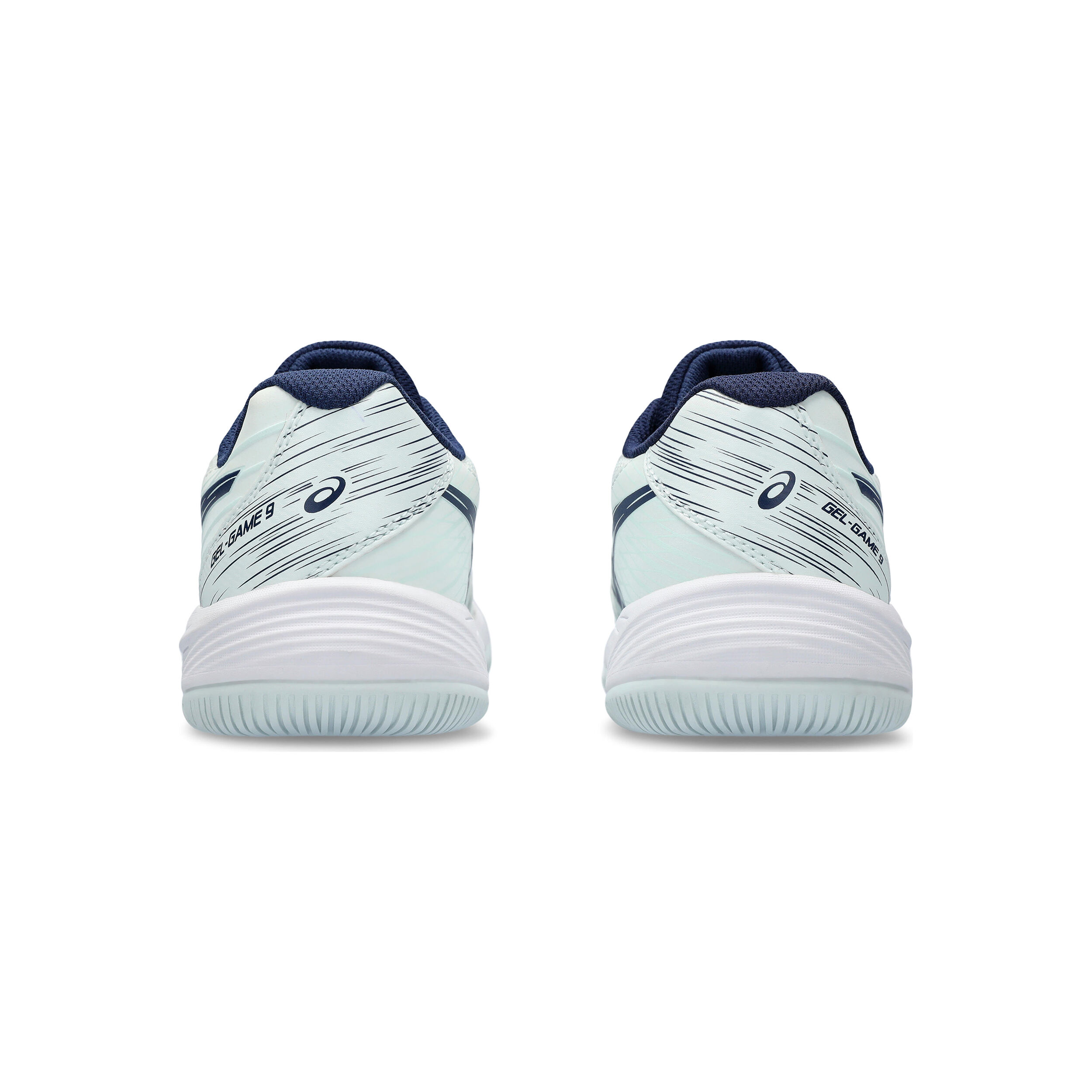 Gel-Game 9 GS Allcourtschuh Kinder - Mint, Dunkelblau